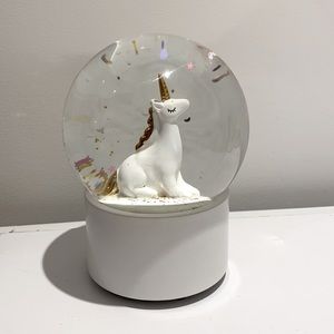 Unicorn Snow-globe Music Box